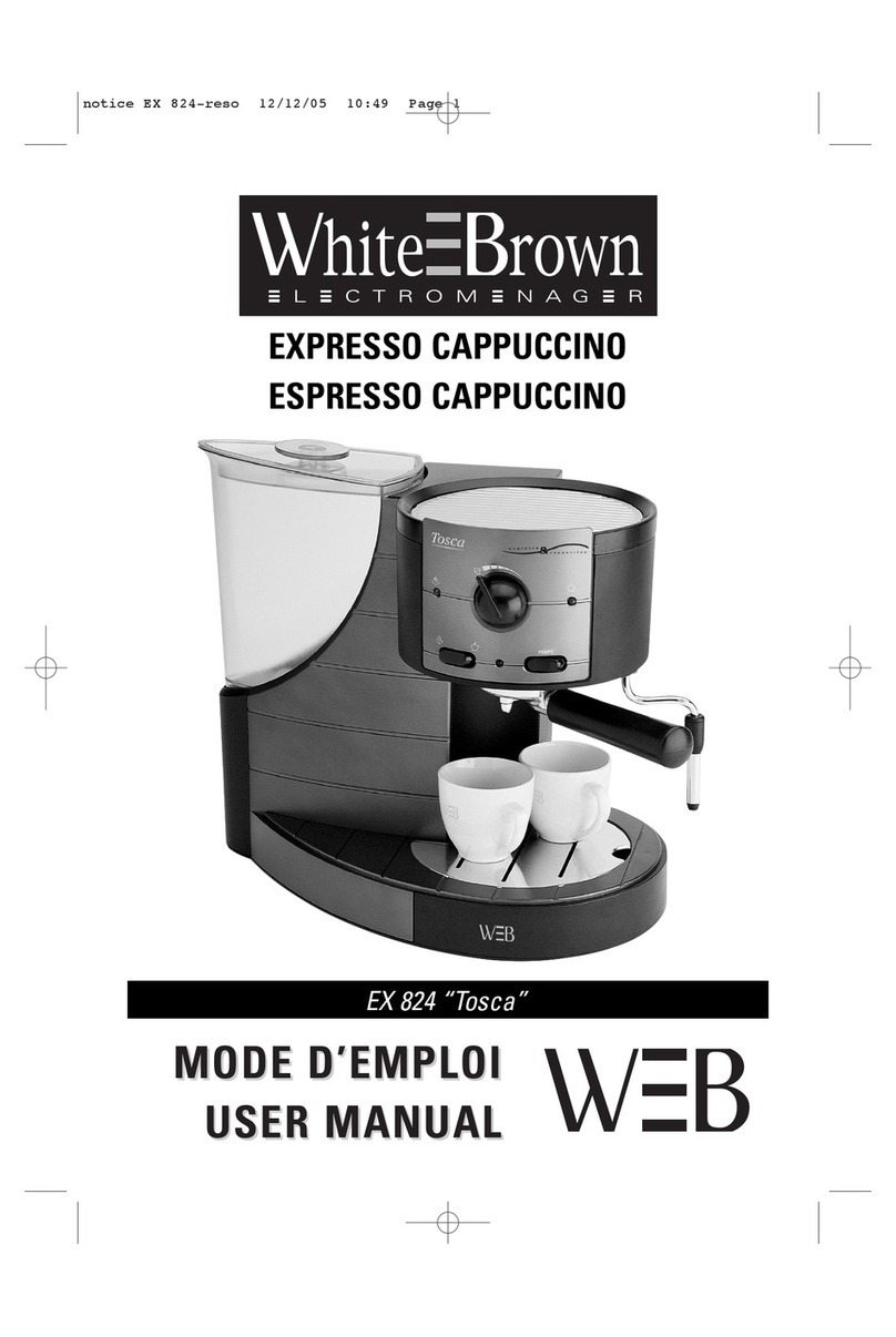 White and Brown EX 824 Tosca User manual White and Brown EX 824 Tosca User manual
