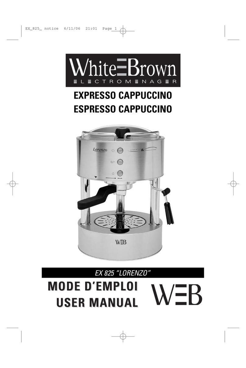 White and Brown EX 825 LORENZO user manual