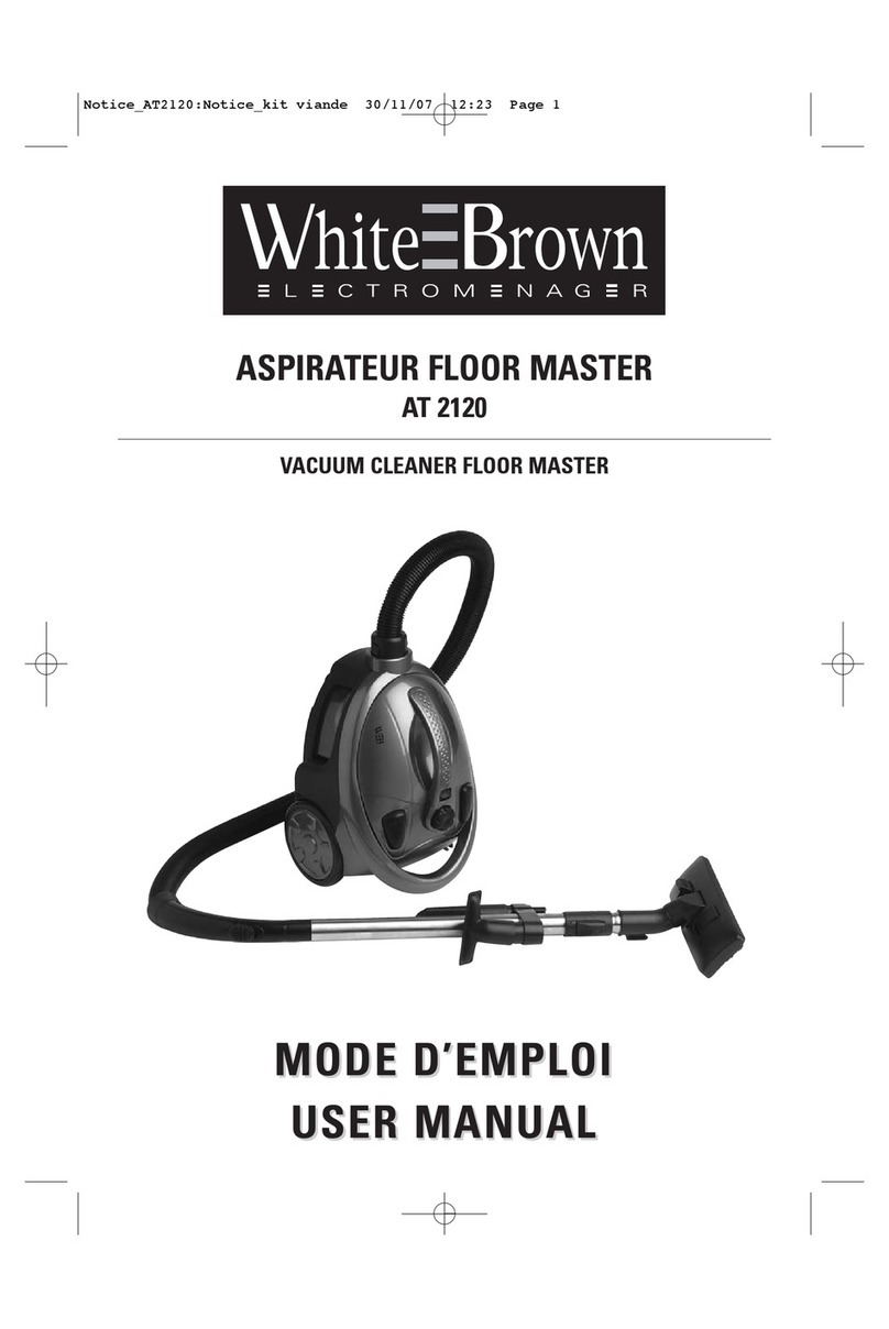 White and Brown AT 2120 user manual