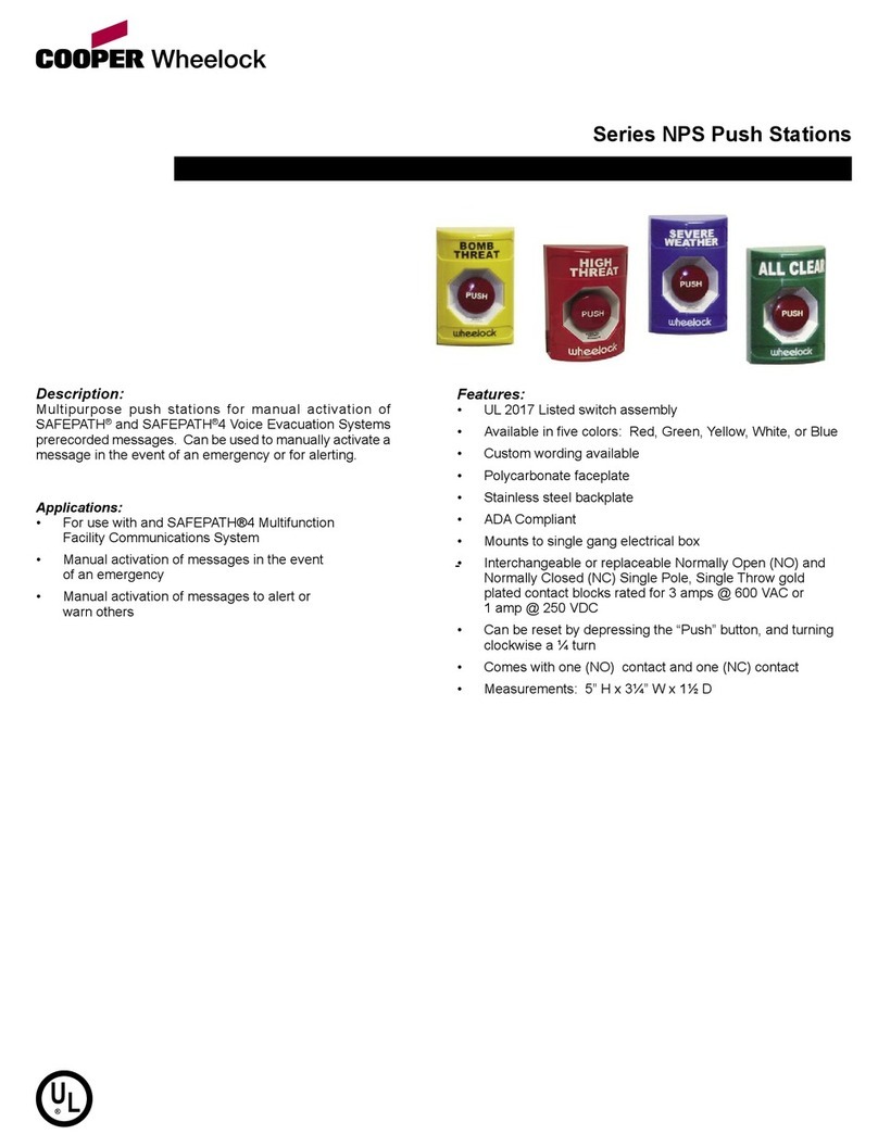 Cooper Wheelock Series NPS specification