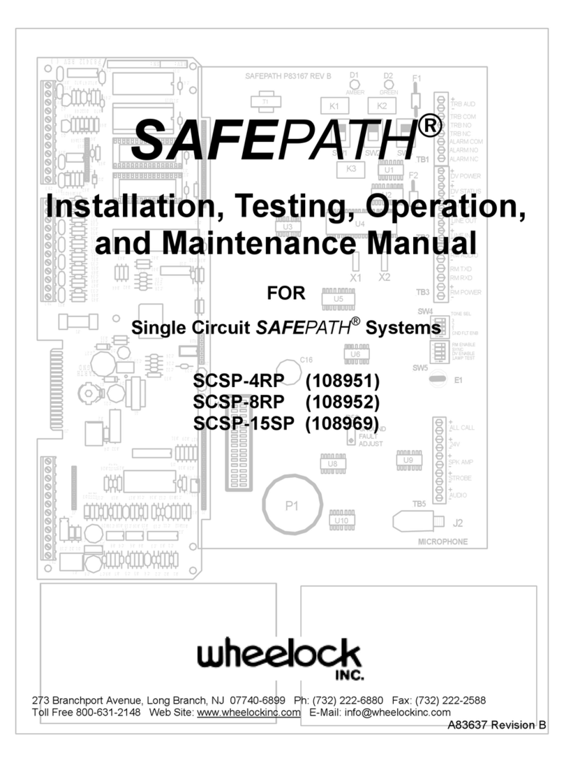 Wheelock SAFEPATH SCSP-15SP User manual