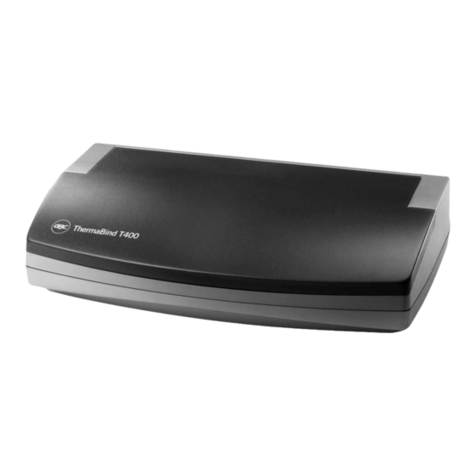 GBC ThermaBind T400 instruction manual