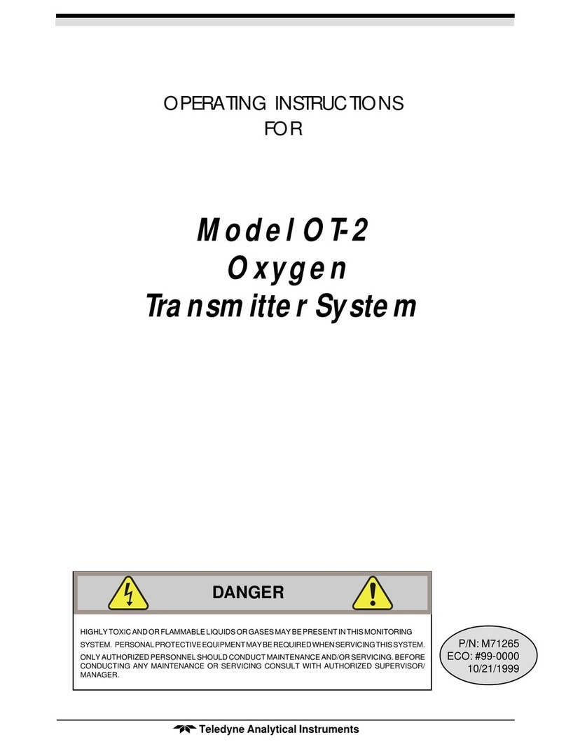 Teledyne OT-2 operating instructions