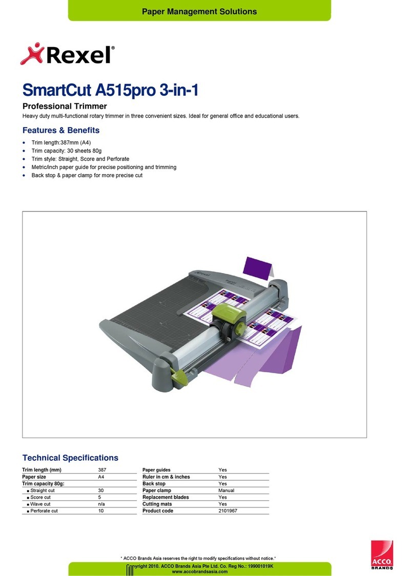 Rexel SmartCut A515pro specification