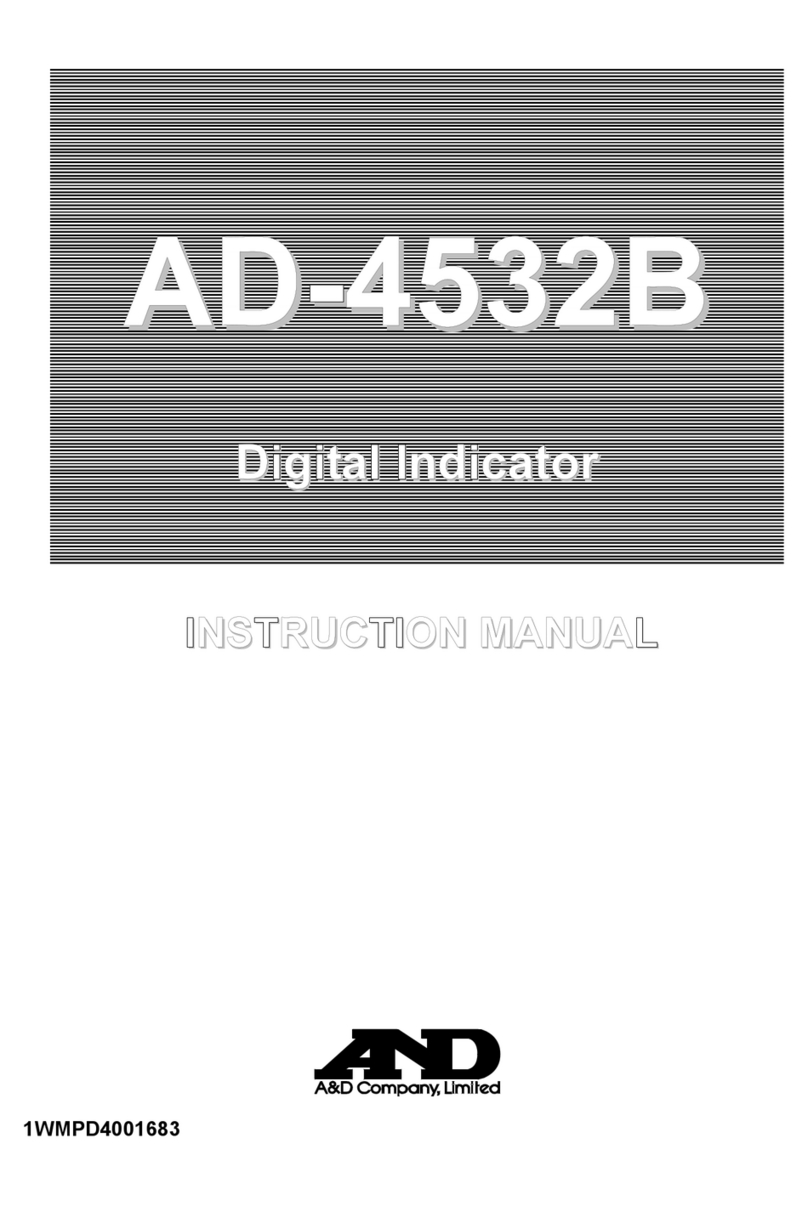 A&D AD-4532B instruction manual