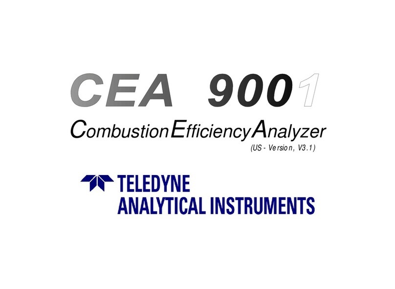 Teledyne CEA 9001 instruction manual