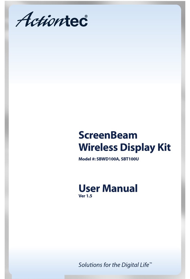 ActionTec ScreenBeam Pro SBWD100A EDU User manual