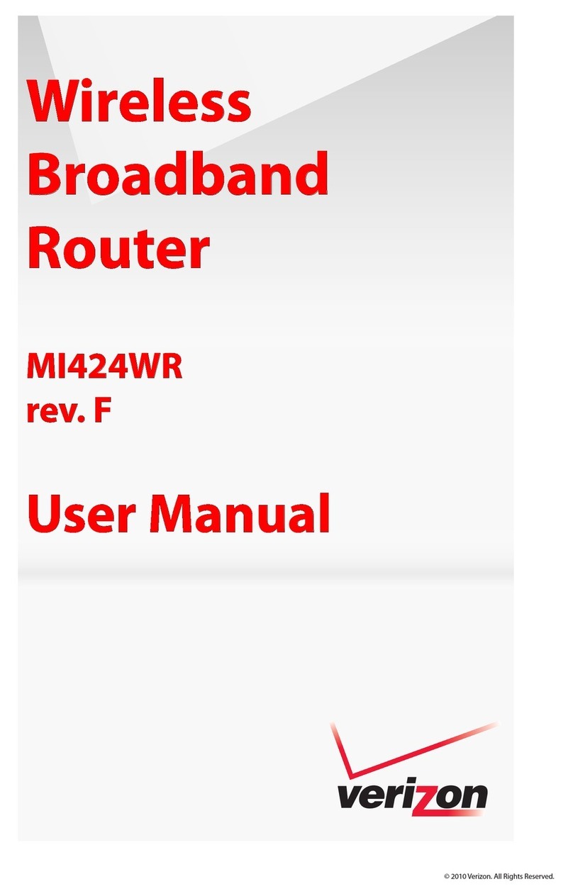 Verizon FiOS MI424WR User manual Verizon FiOS MI424WR User manual