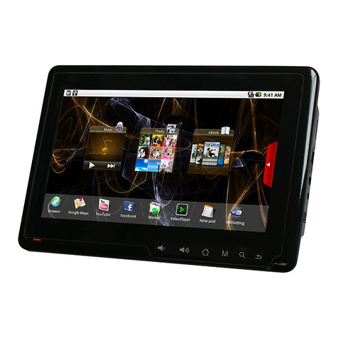 Sungale Cyberus ID707WTA quick start guide