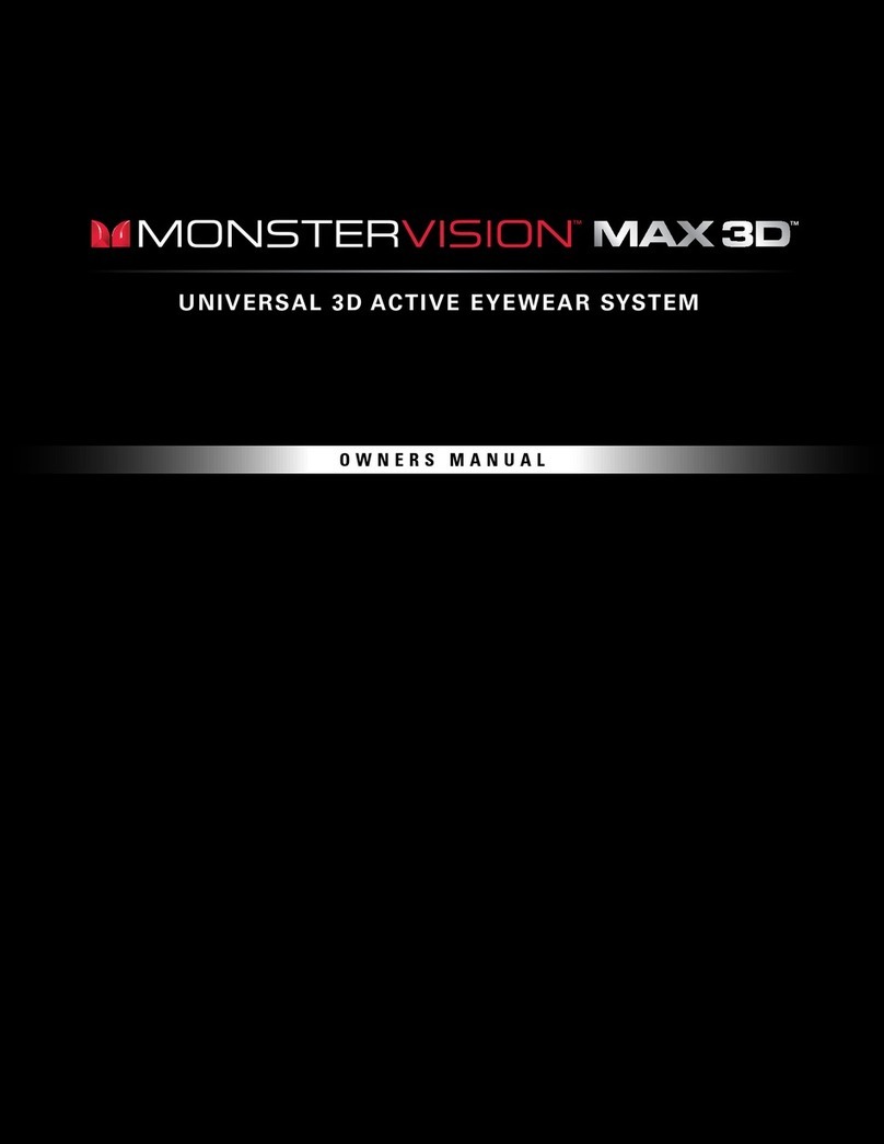 Monster Vision MAX 3D User manual