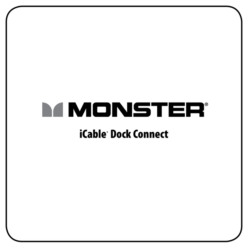 Monster iCable Dock Connect Instruction Manual