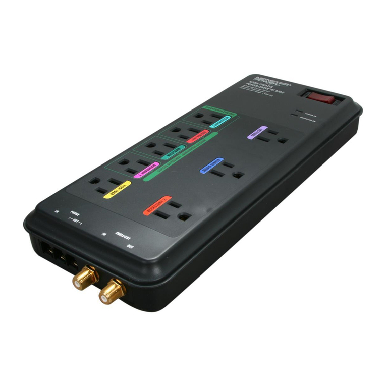 Monster HT 800G PowerCenter Instructions and warranty information