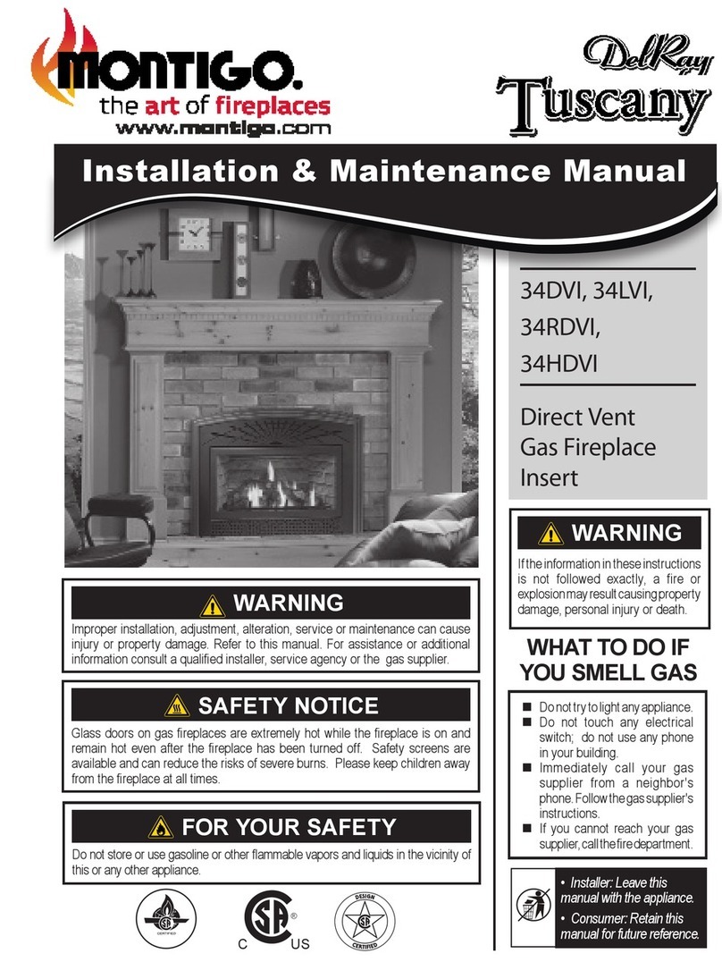 Montigo DelRay Tuscany 34DVI Instruction Manual