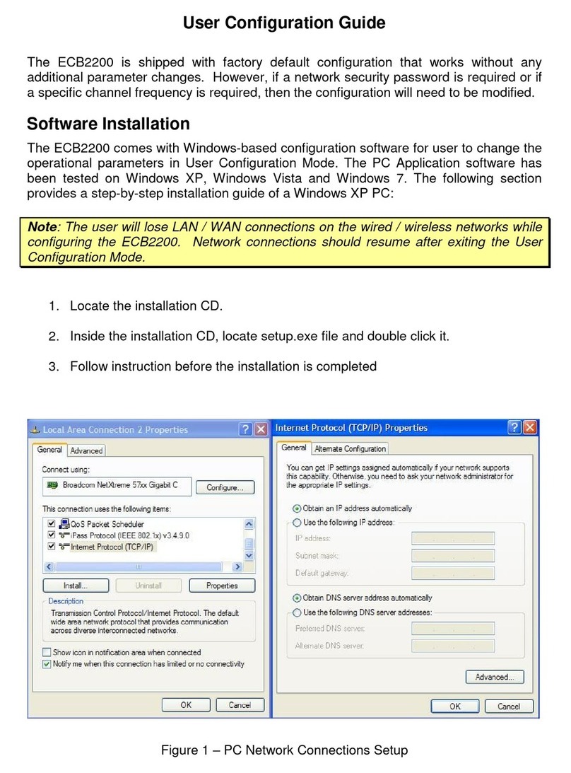 ActionTec ECB2200 User configuration guide