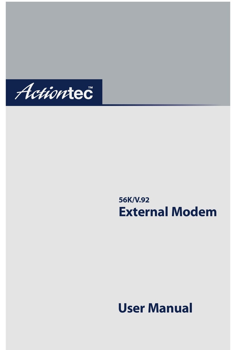 ActionTec 56K/V.92 User manual