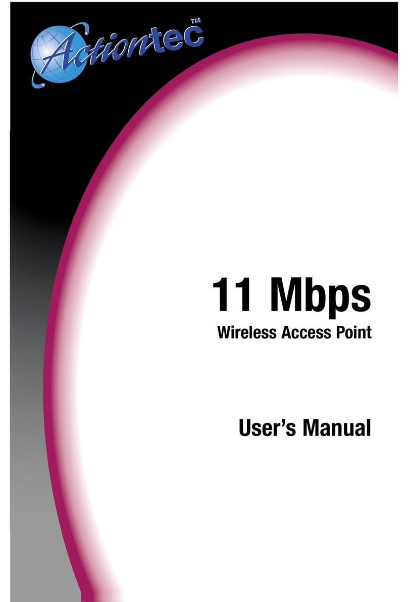 ActionTec 11 Mbps Wireless Access Point User manual