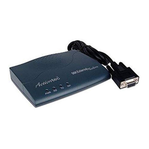ActionTec External USB 56K Modem User manual ActionTec External USB 56K Modem User manual