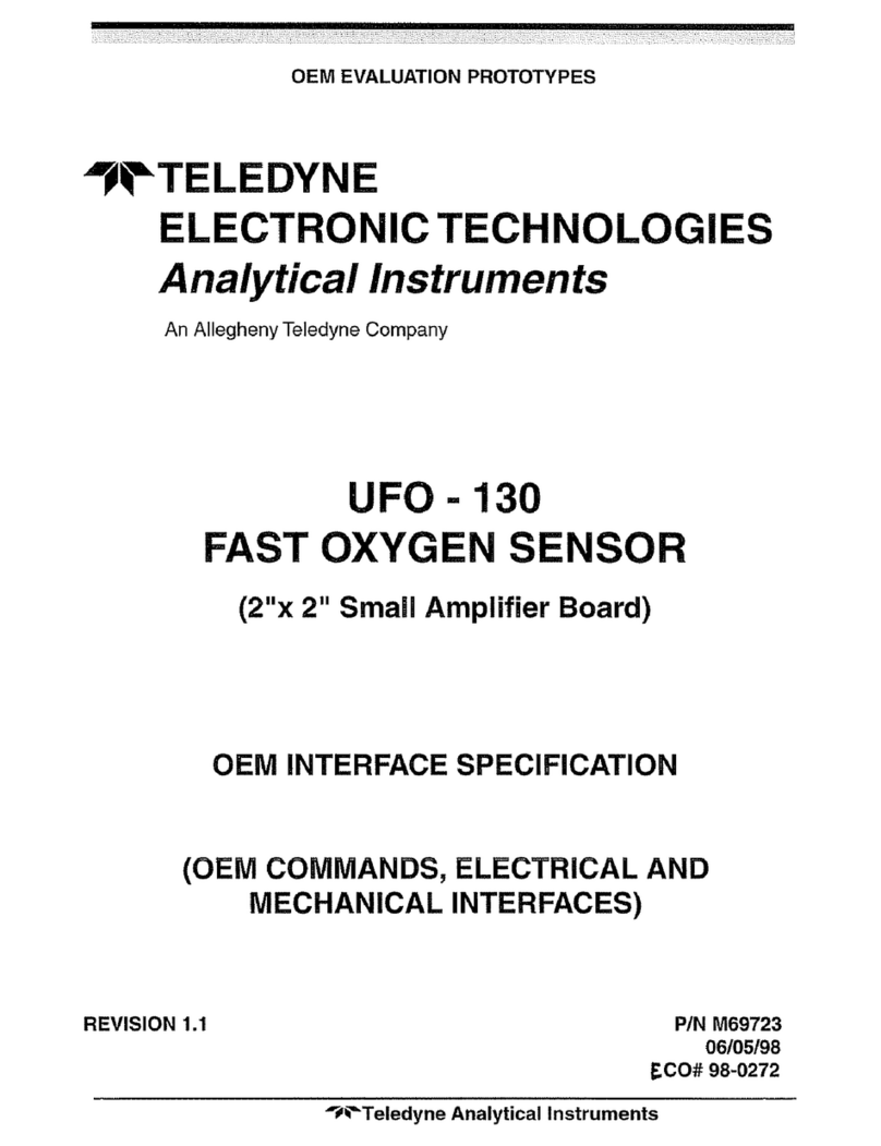 Teledyne UFO-130 User manual Teledyne UFO-130 User manual
