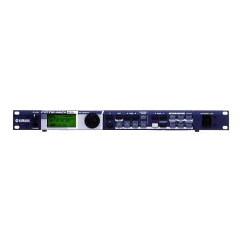 Yamaha MOTIF-RACK ES User manual