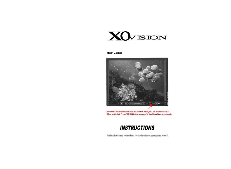 XO Vision XOD1740BT instructions