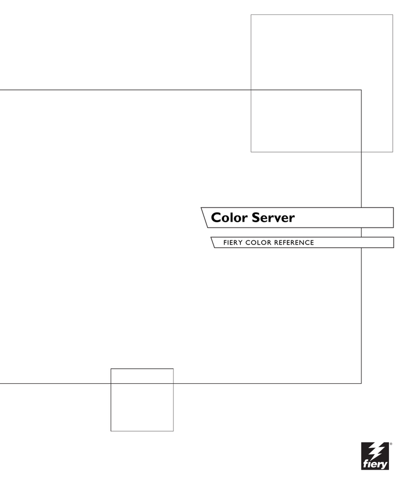 Xerox Fiery color server User manual