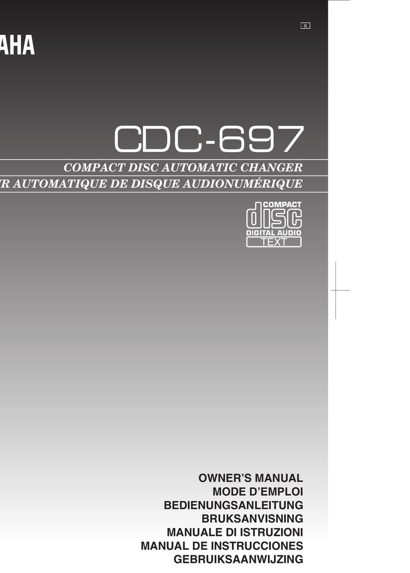 Yamaha CDC-697 User manual