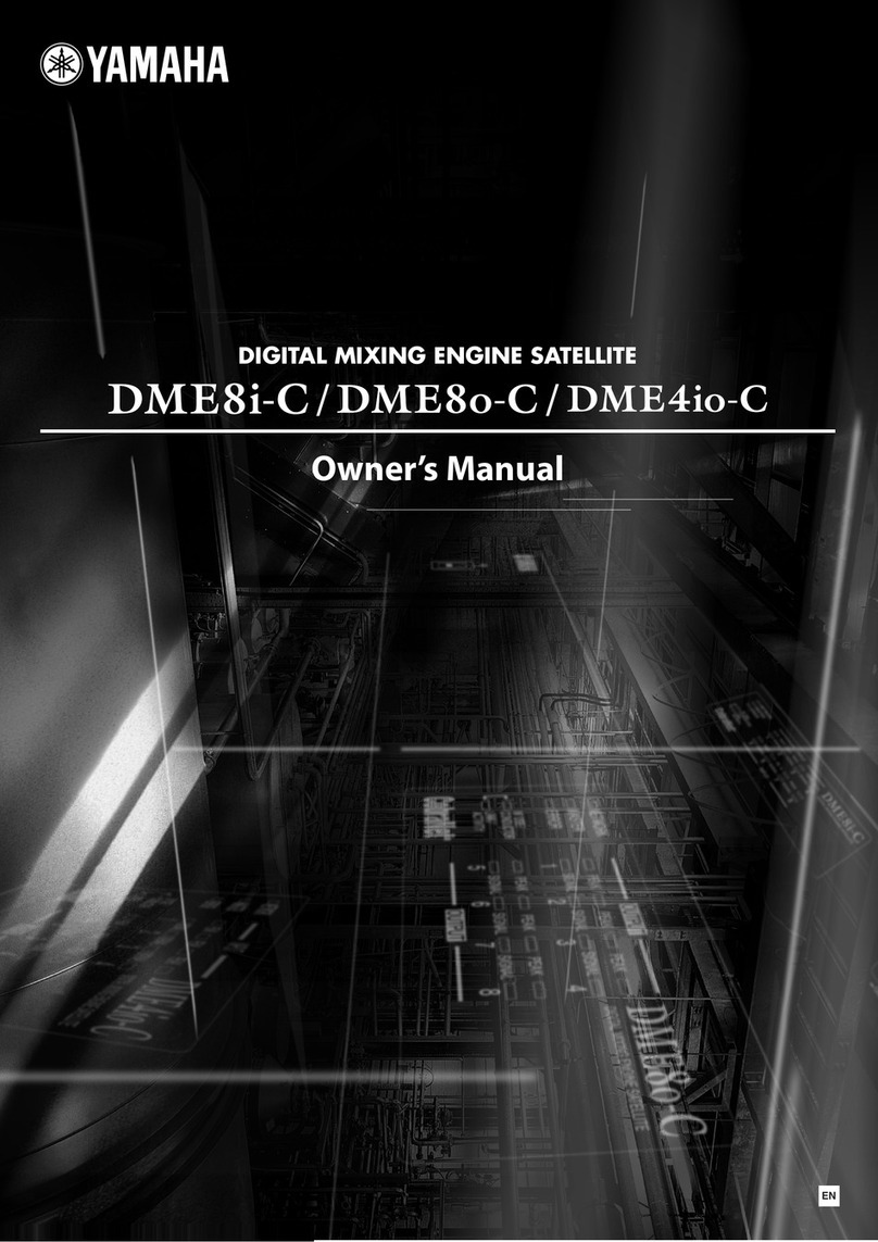 Yamaha DME4IO-C User manual