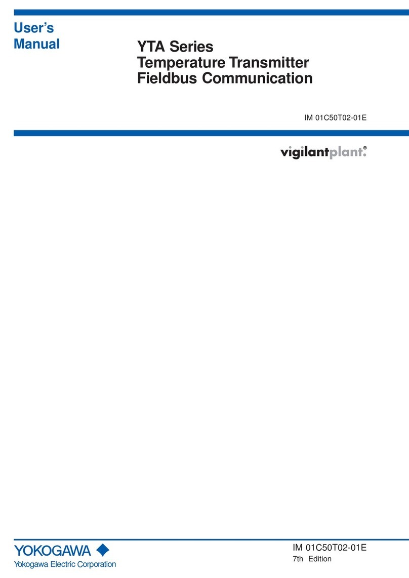 YOKOGAWA vigilantplant YTA Series User manual