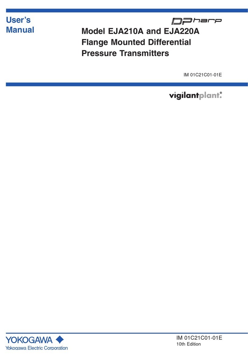 YOKOGAWA Dpharp vigilantplant EJA210A User manual