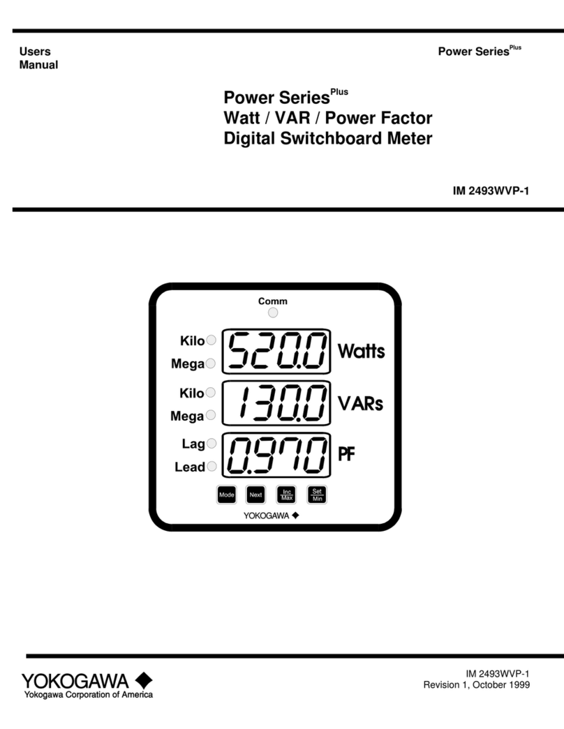 YOKOGAWA Power Series Plus IM 2493WVP-1 user manual YOKOGAWA Power Series Plus IM 2493WVP-1 user manual