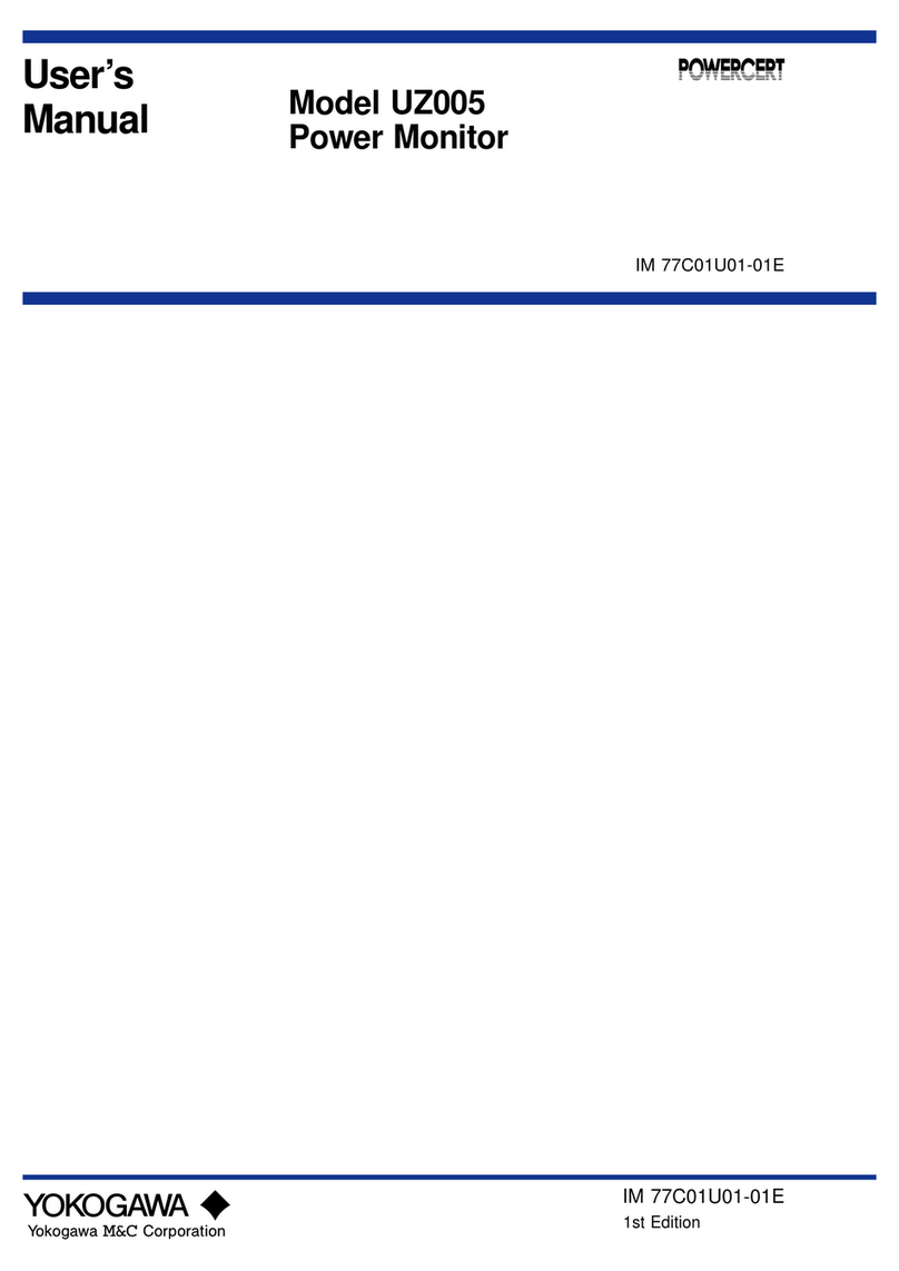 YOKOGAWA Powercert UZ005 user manual