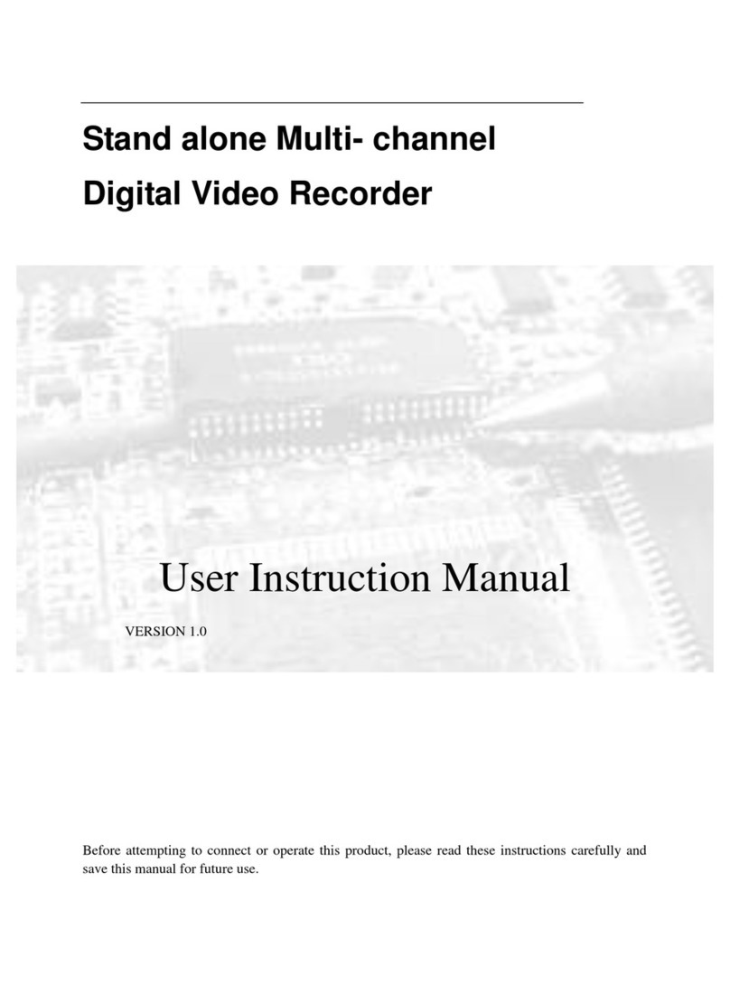 Wintal Digital Video Recorder User instruction manual