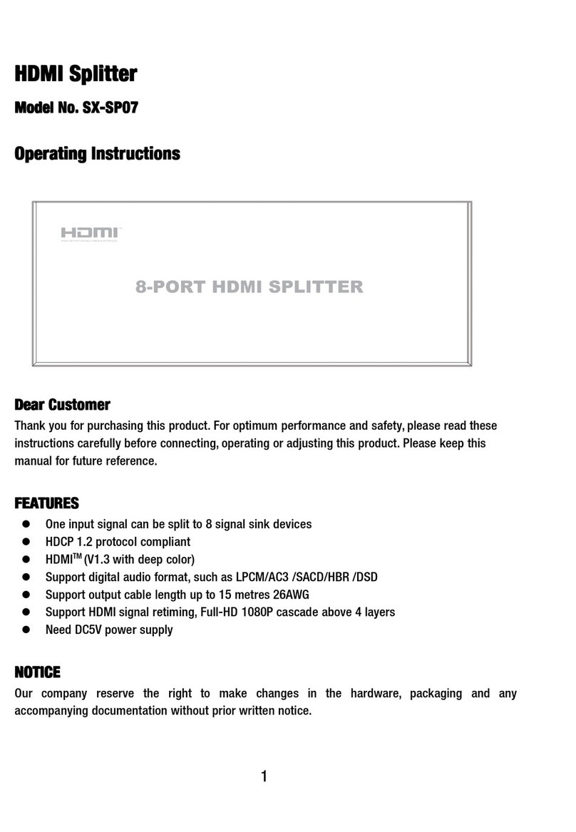 Wintal SX-SP07 instruction manual