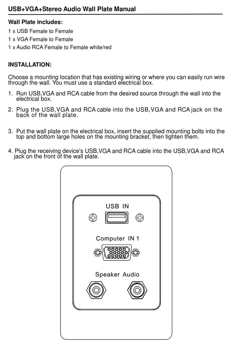 Wintal USB+VGA+Stereo Audio instruction manual Wintal USB+VGA+Stereo Audio instruction manual