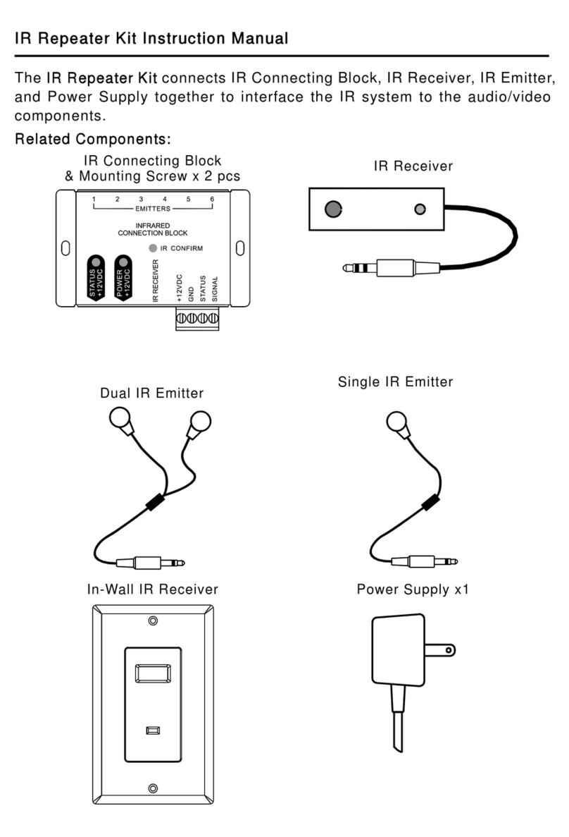 Wintal IR Repeater Kit instruction manual