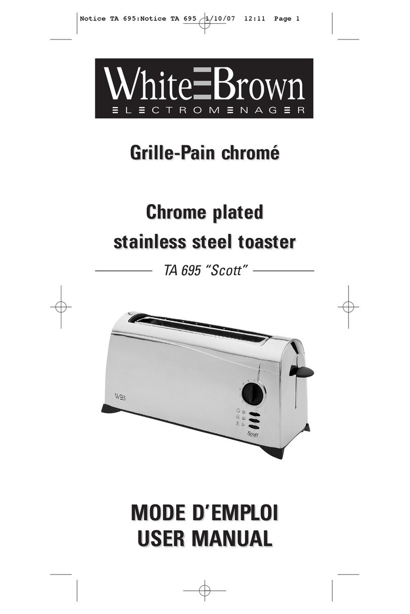 White and Brown TA 695 Scott User manual