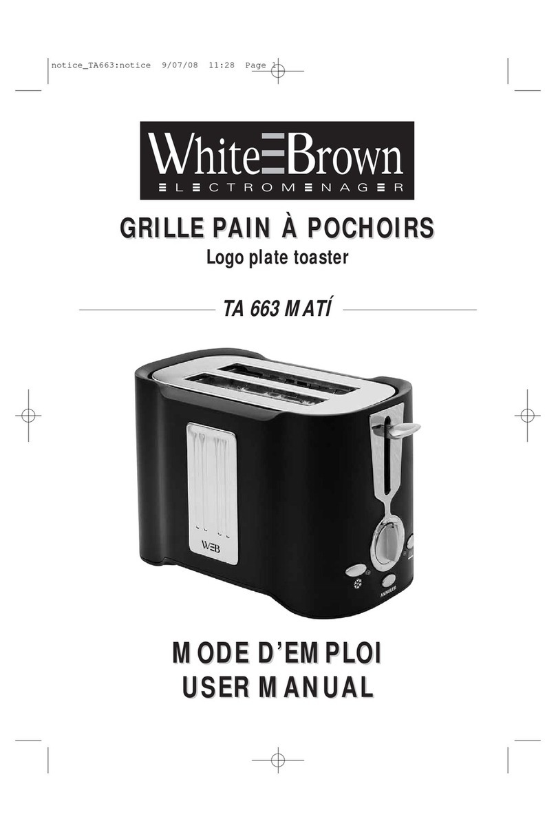 White and Brown TA 663 MATI user manual
