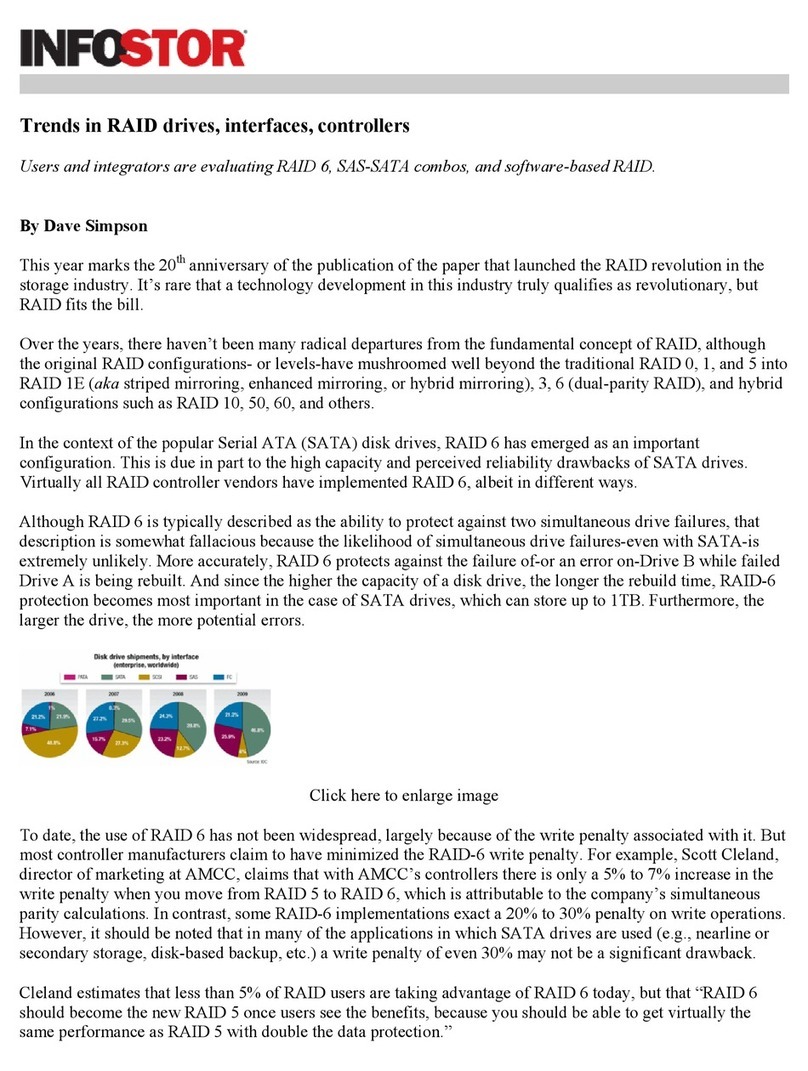 InfoStor RAID 6 Information sheet