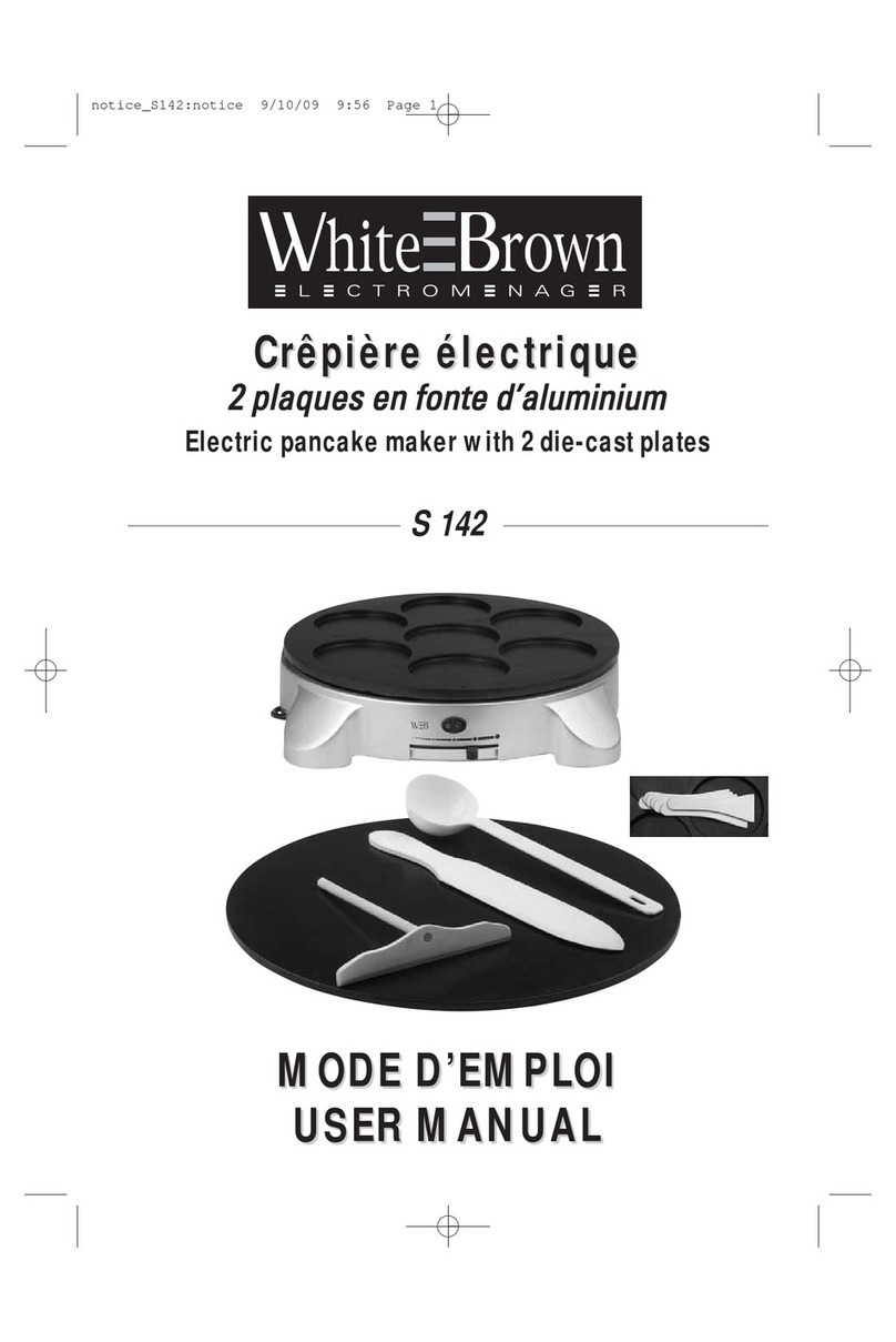 White and Brown S 142 user manual