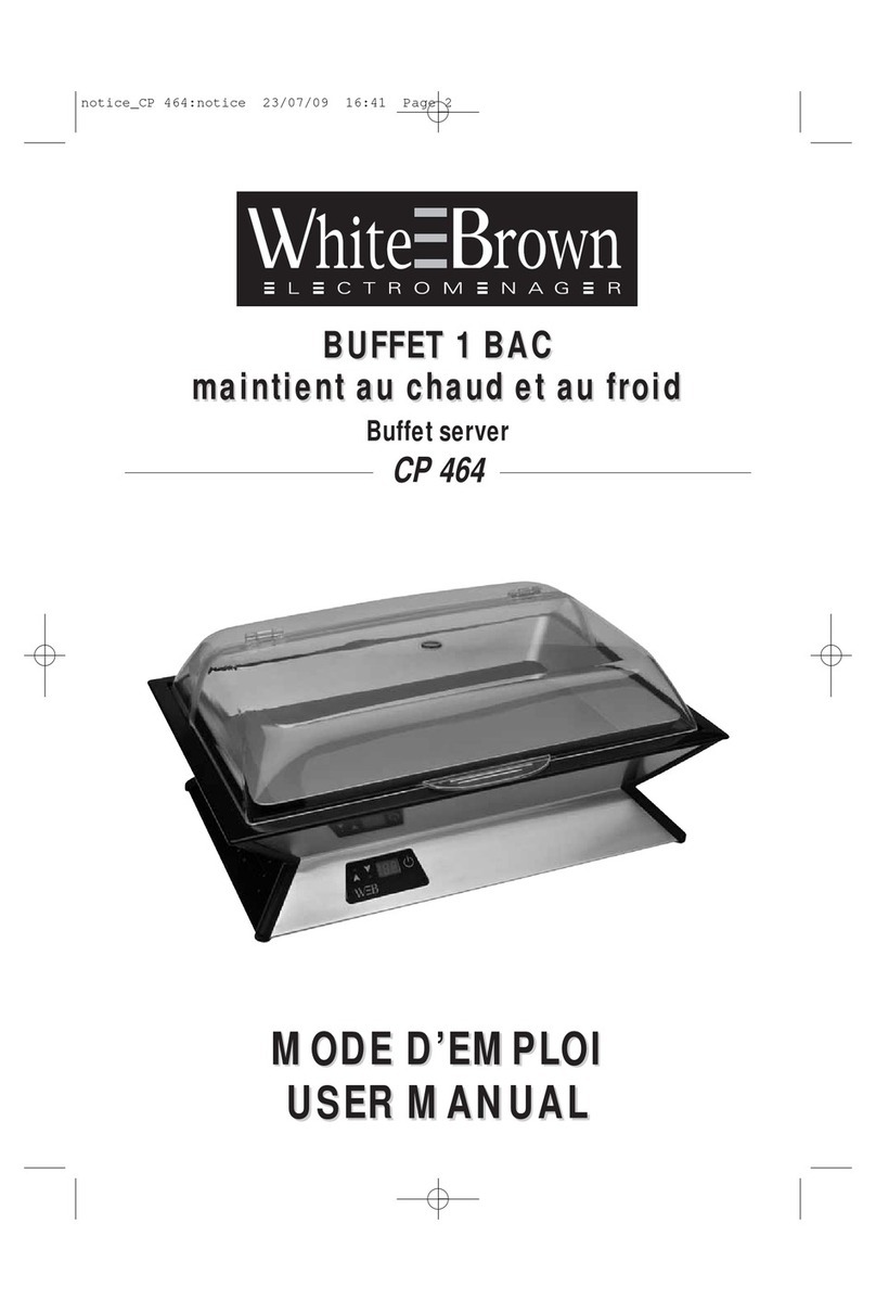White and Brown CP 464 user manual