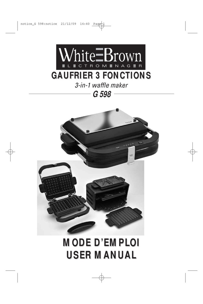 White and Brown G 598 user manual