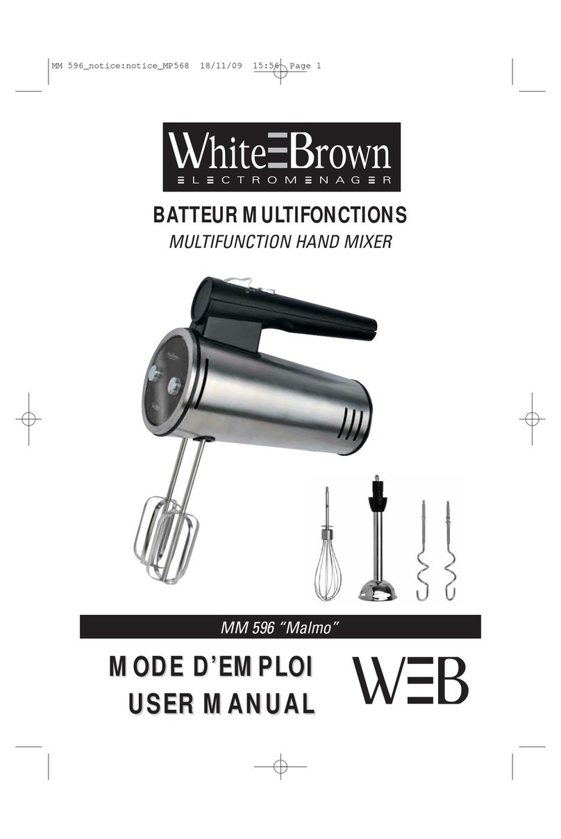 White and Brown MM 596 Malmo user manual