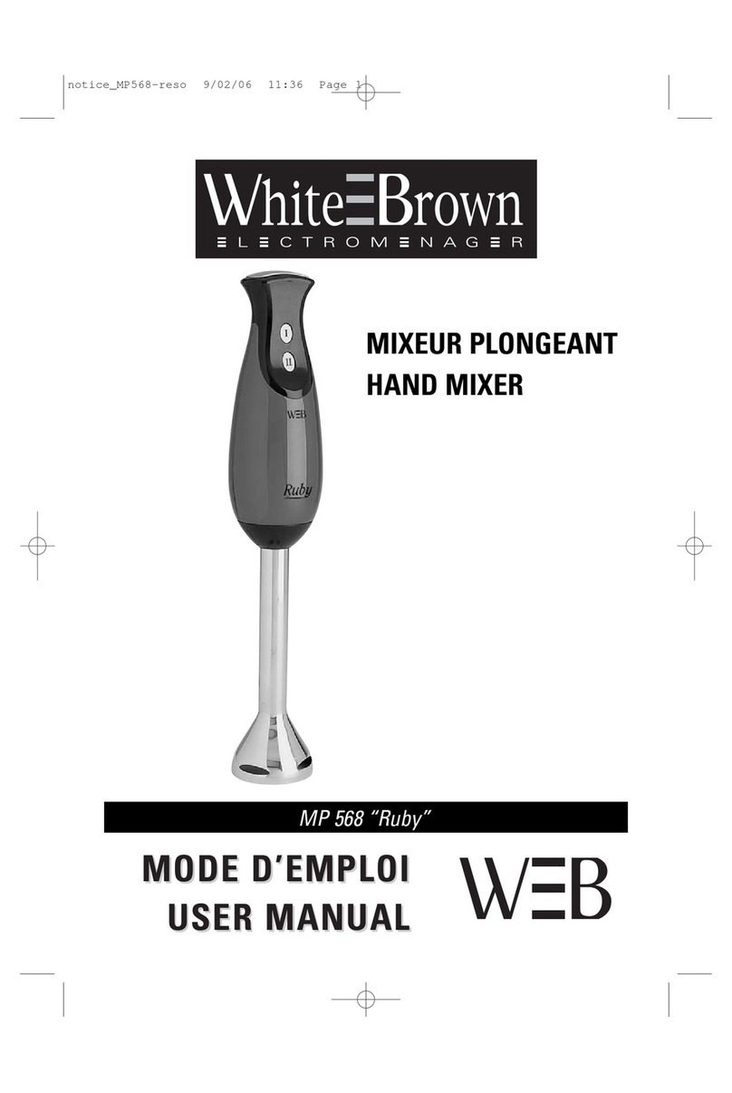 White and Brown MP 568 Ruby user manual