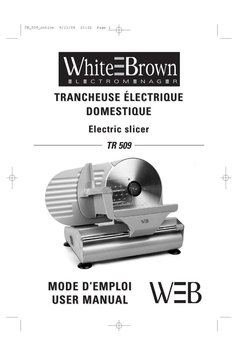 White and Brown TR 509 user manual