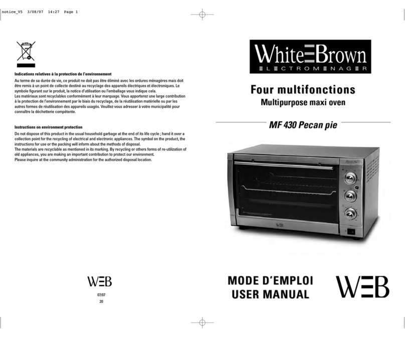 White and Brown MF 430 Pecan pie User manual White and Brown MF 430 Pecan pie User manual