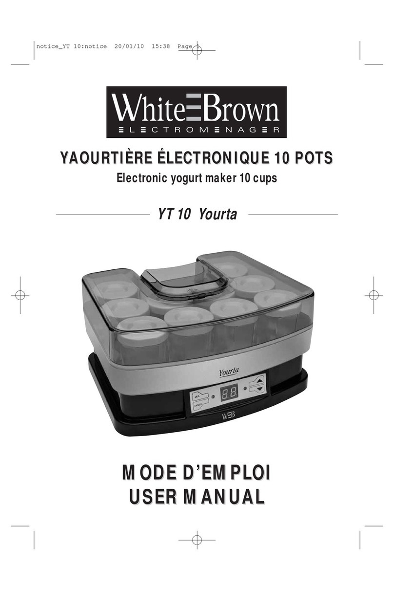 White and Brown YT 10 Yourta user manual