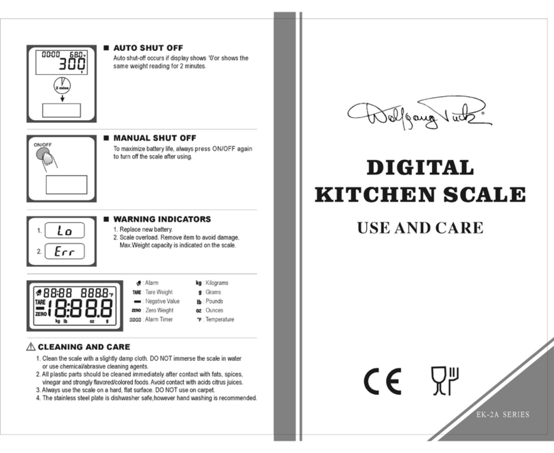 Wolfgang Puck EK-2A series Use and care