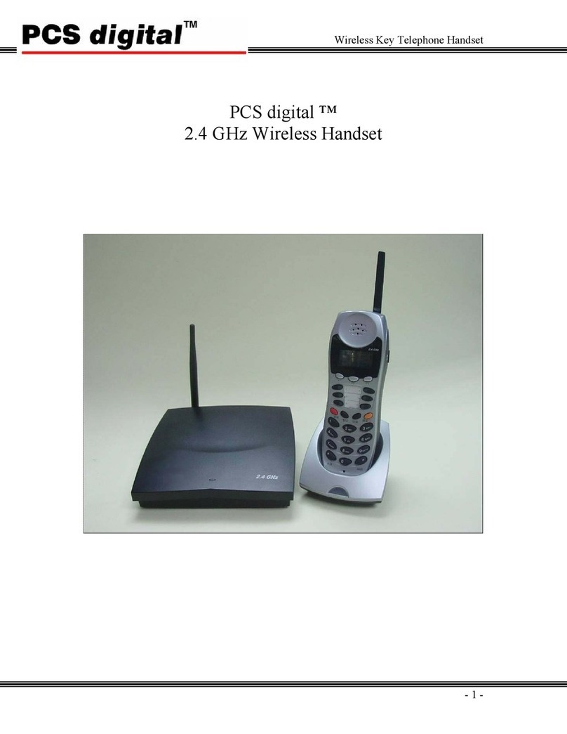 Xblue Networks PCS digital user guide