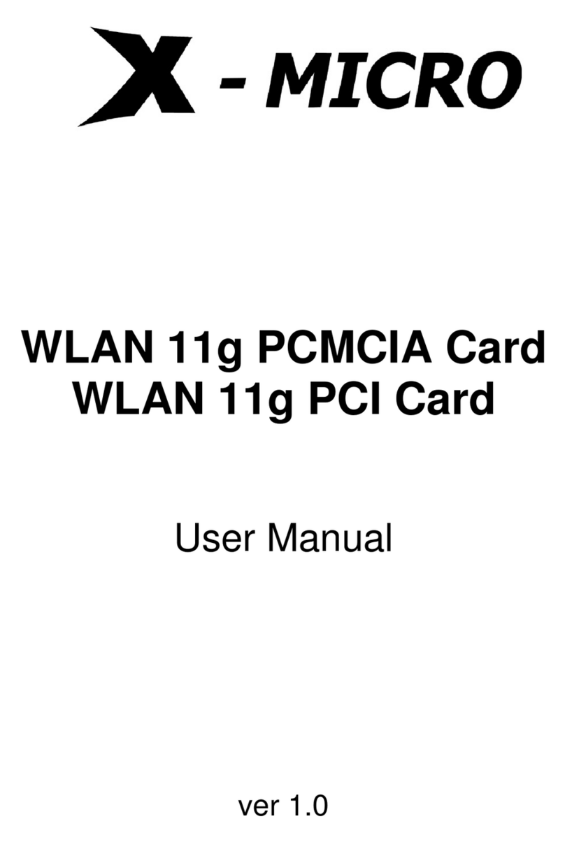 X-Micro XWL-11GPAR user manual