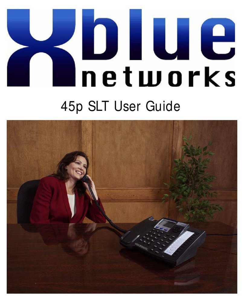 Xblue Networks 45p SLT user guide